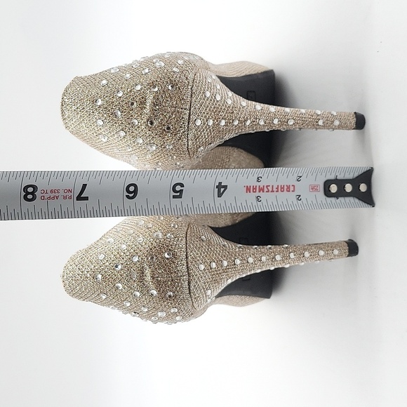 609- Nicole Platforms Heels Size 8 M - Picture 5 of 9